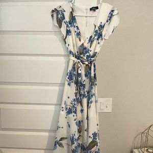 Lulu's Floral Maxi Dress